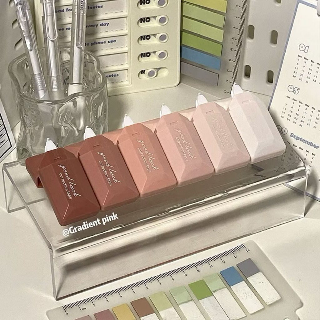 

Tip-Ex Aesthetic Correction Tape pink 1 Pcs - Stationery - alat tulis - tip-Ex kertas - tip-Ex warna pastel tipe x