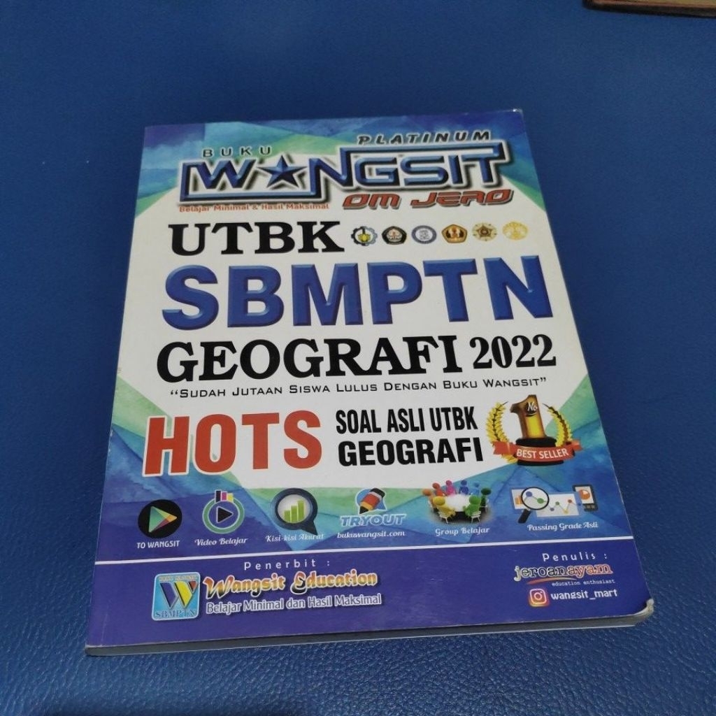 BUKU WANGSIT OM JERO UTBK SBMPTN GEOGRAFI 2022