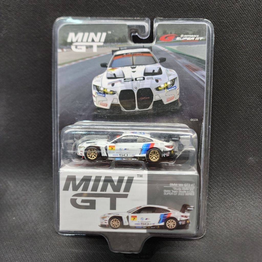 Mini GT BMW M4 GT3 #7 Studie (BMW Team Studie x CSL Super GT 2022 Series)