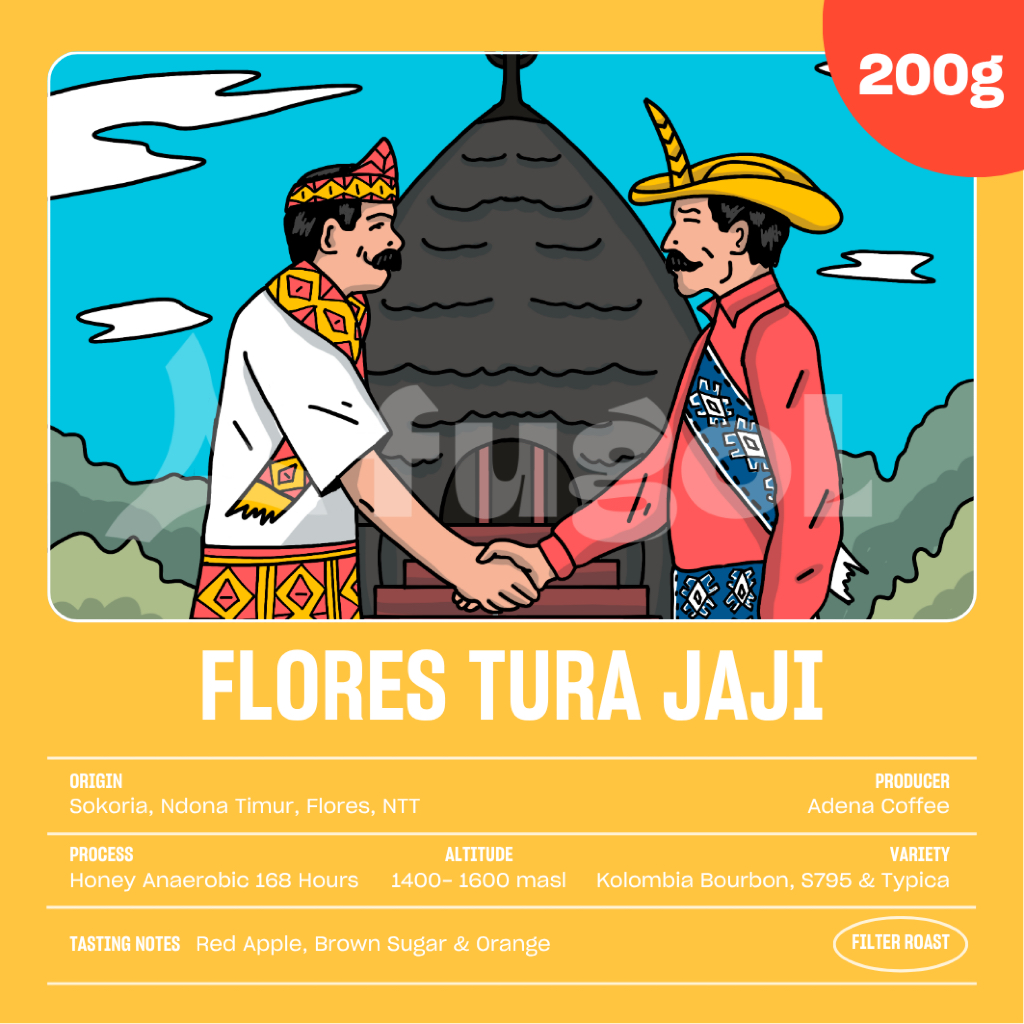 

Biji Kopi Arabica Flores Tura Jaji ( 200gr ) Specialty Single Origin Coffee
