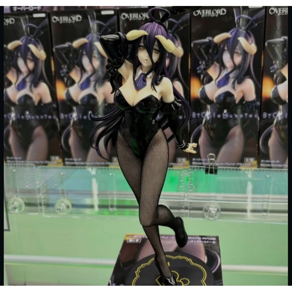 BiCute Bunnies Figure Albedo - Black Bunny Girl Ver. Overlord (30cm)