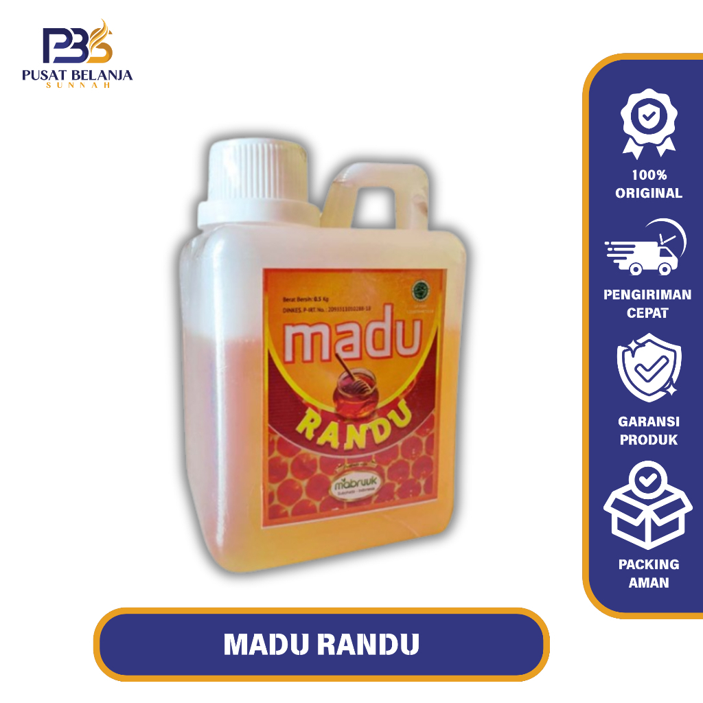 

Madu Asli Murni Randu 1 KG - Menambah Daya Tahan Tubuh dan Mengobati Berbagai Macam Penyakit - Mabruuk