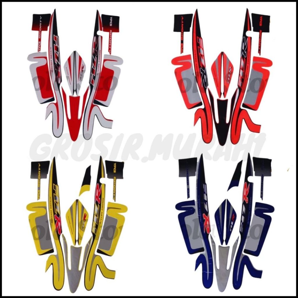 Stiker Striping Standart Yamaha F1ZR 2001 Caltex List Stiker Standart F1ZR 2001 Caltex Terbaik