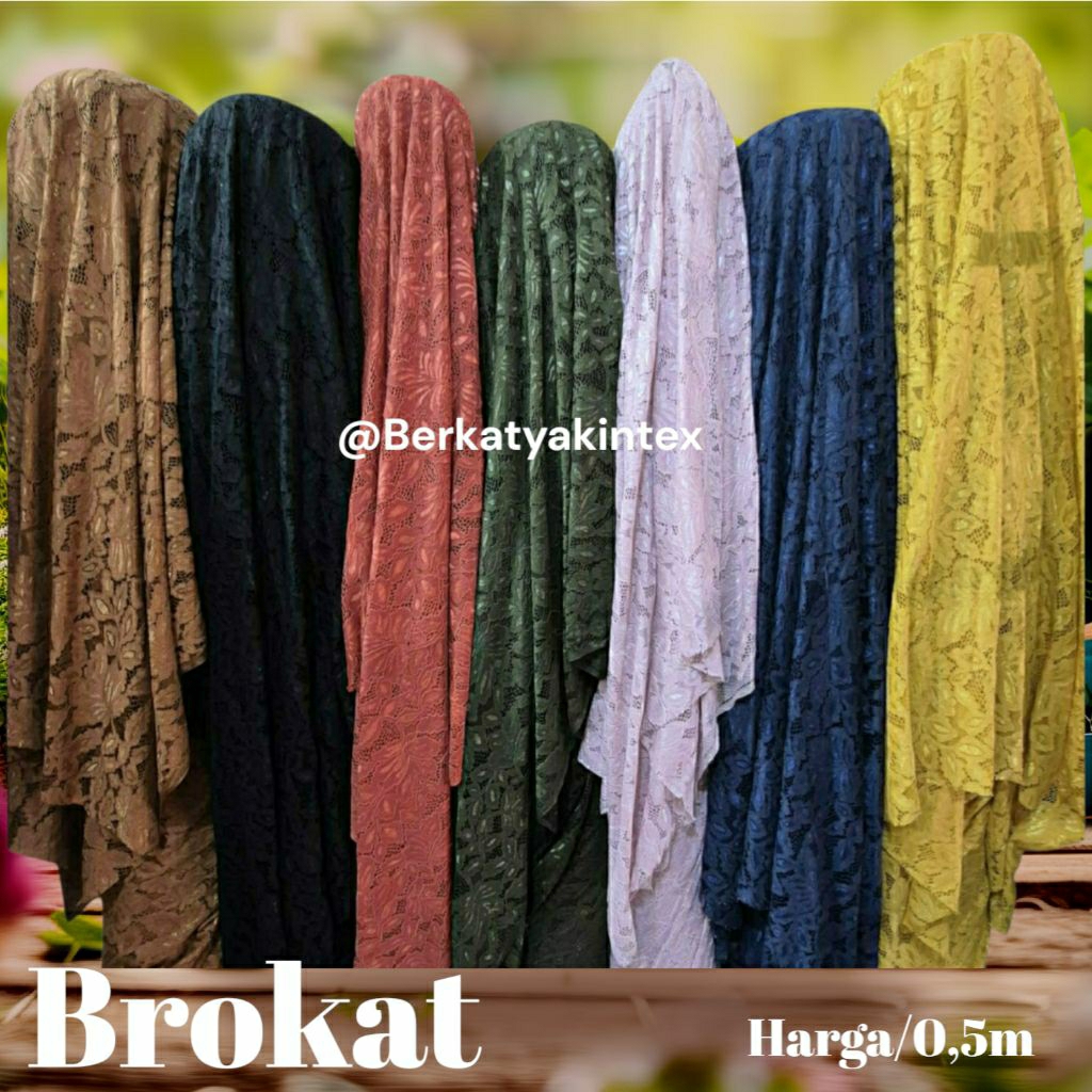 KAIN BROKAT TULANG PREMIUM - KAIN BROKAT IMPORT - KAIN BORKAT