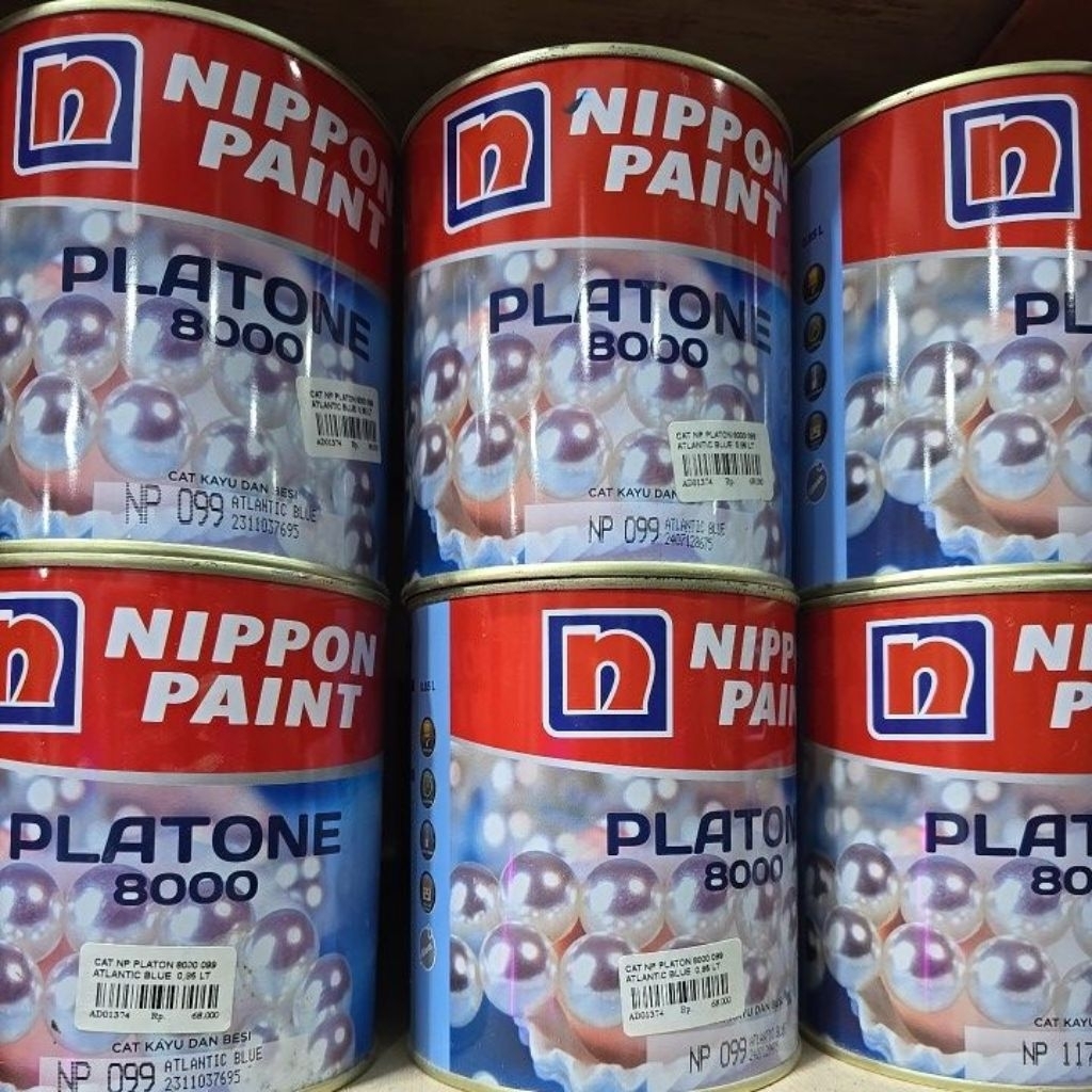 Cat kayu dan besi nippon paint platone 8000