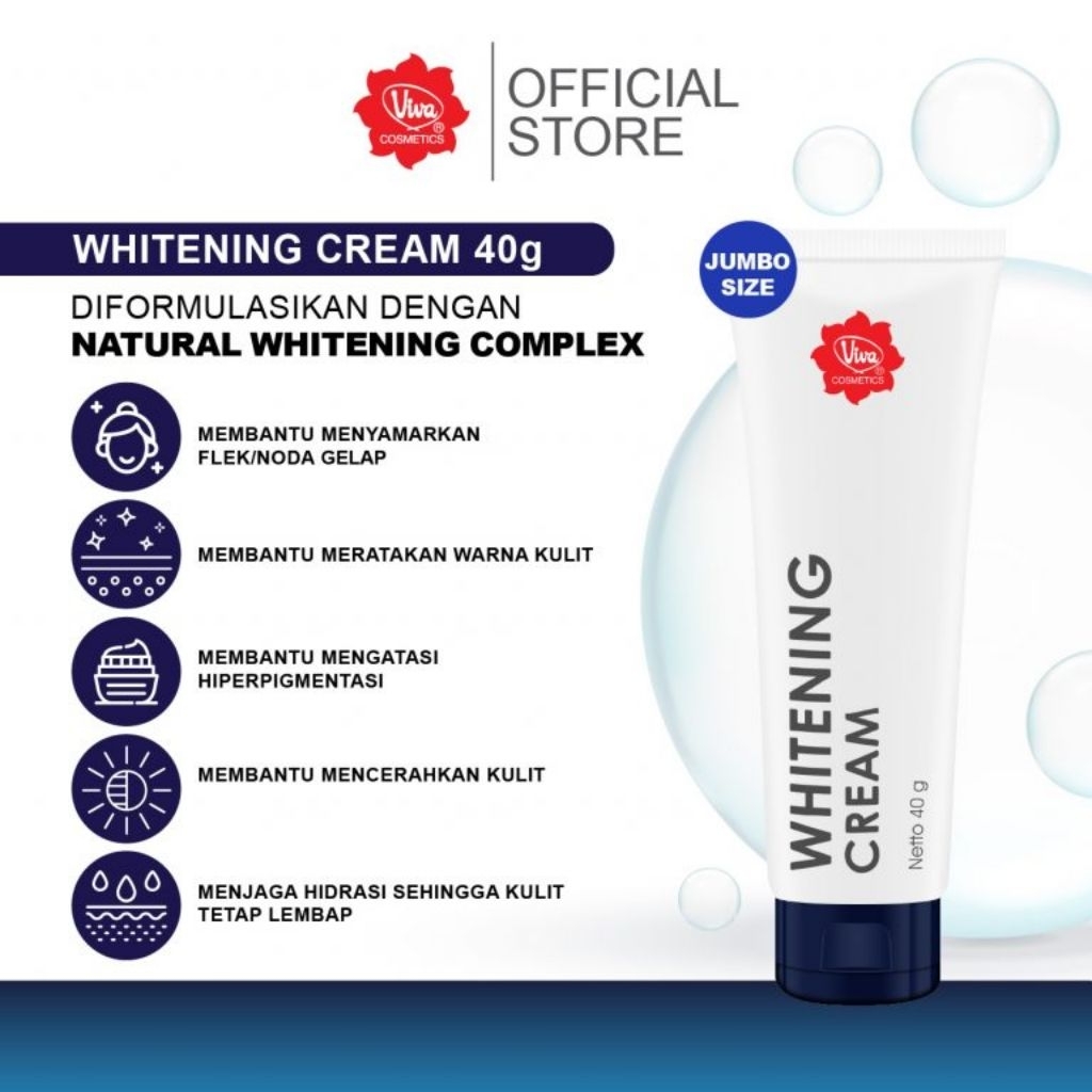 Sasmart- Viva Whitening 40gr (Big Size) | SKINCARE VIVA |