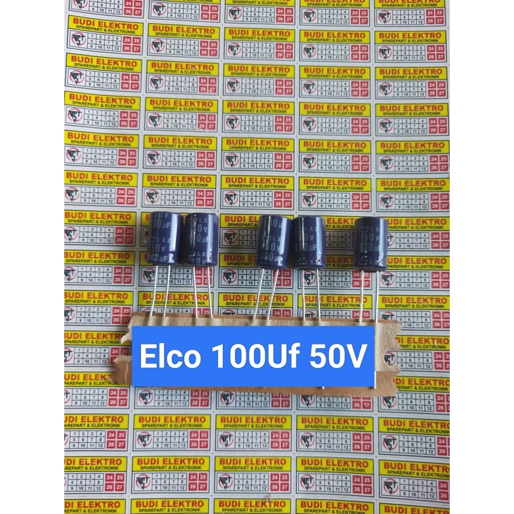 ELCO 100UF  50V CAPSITOR ELCO
