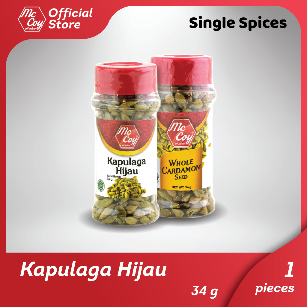 

McCoy Kapulaga Hijau – Rempah Aromatik Khas Timur Tengah
