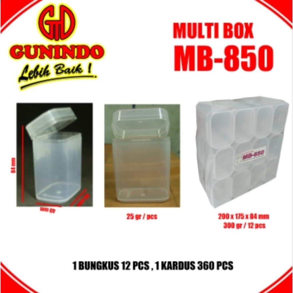multi box gunindo mb 850  12pcs