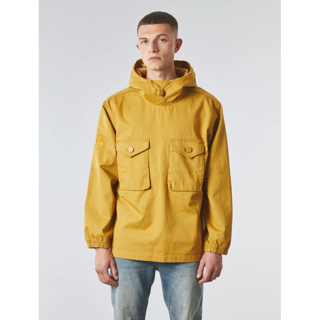 Pretty Green Deansgate Overhead Hooded Jacket In Yellow