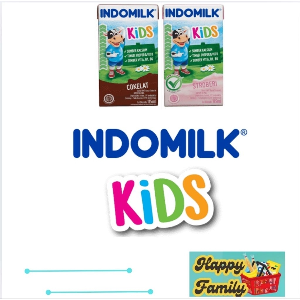 

Susu Indomilk UHT Kids 115ml Cokelat & Stroberi