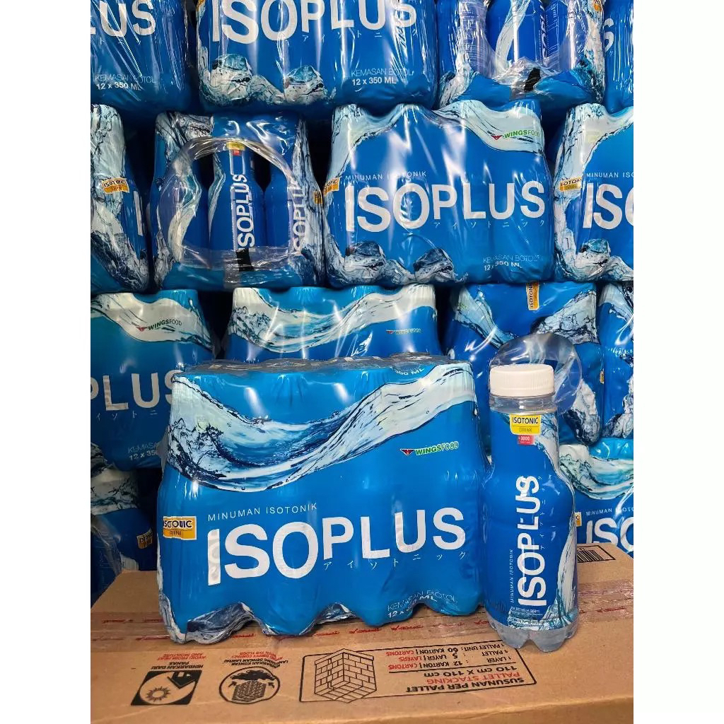 

isoplus minuman isotonik 350 ml 1 slop isi 12