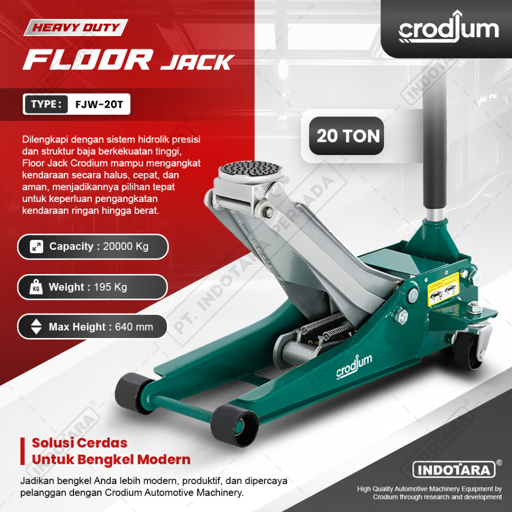 Dongkrak Buaya Hydraulic Floor Jack - CRODIUM