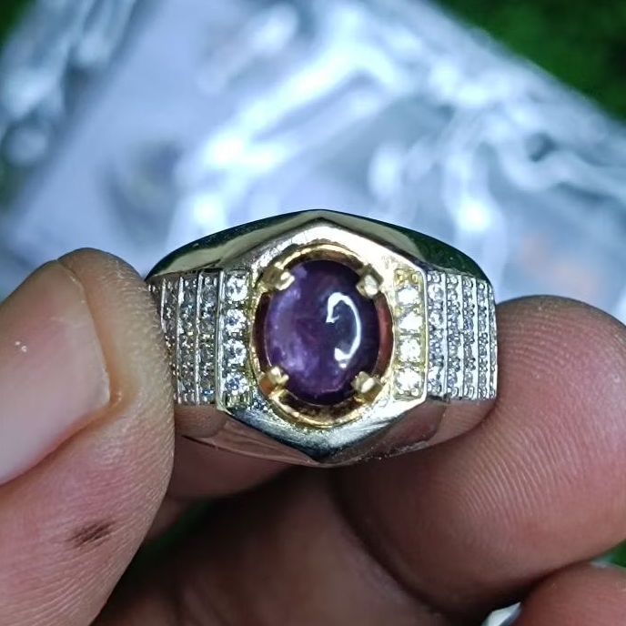 Natural 12 Ray Star Sapphire corundum Srilanka memo