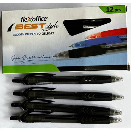 

FLEXOFFICE PENA BALPOINT 0.7 FO-GELB012 HITAM