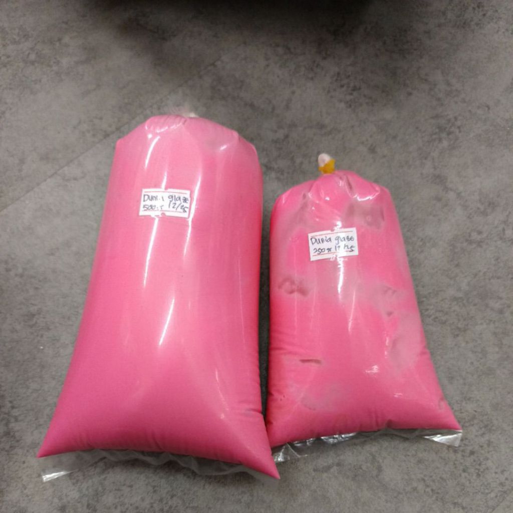 

glaze dunia/collins strobery repack 250gr, 500gr