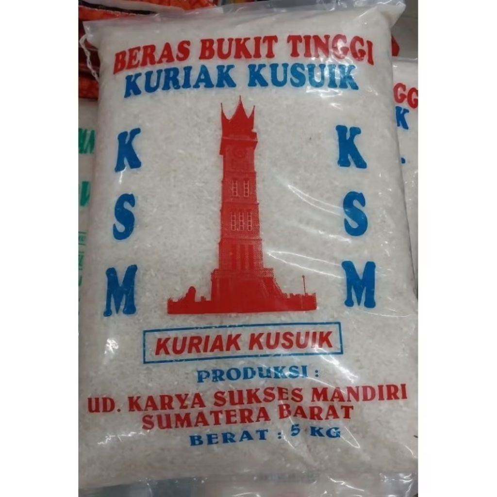 

KSM Beras Solok 5 Kg - Anak Daro Super, Pandan Wangi, Kuriak Kusuik Sumatera Barat