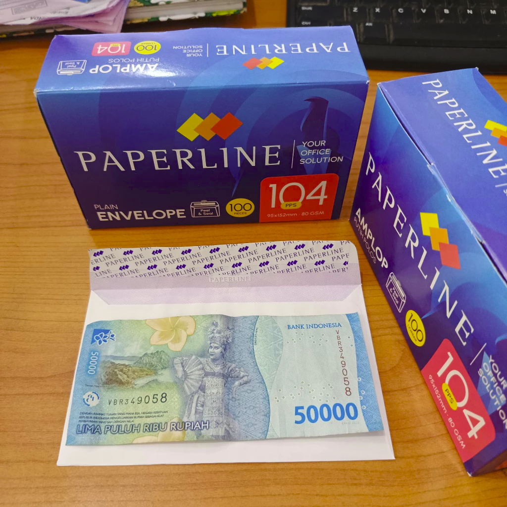 

Amplop Polos Sedang plus Perekat 104 PAPERLINE I Envelope (10Pcs)