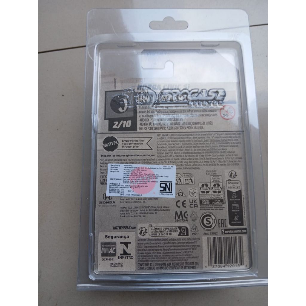 Hotwheels Honda Civic si