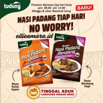 

TUDUNG Bumbu Instan Nasi Padang Gulai / Rendang 27gr