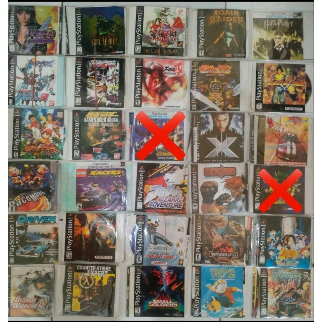 Kaset PS 1 Copy Pabrik Baru (New Old Stock), Kaset Game Playstation 1 Copy Pabrik Baru Stock Lama ( 