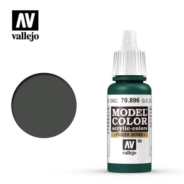 Vallejo 70896 German Camo Extra Dark Green - Military Figure Acrylic Paint Warhammer