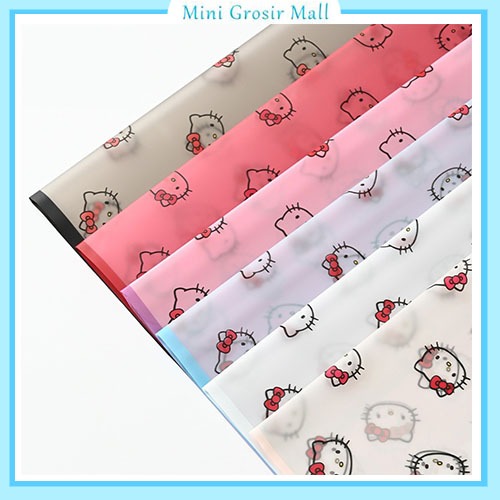 

Kertas Buket Bunga Transparan Warna Flower Wrapping Paper Transparan Cellophane bermotif hellokitty KB81