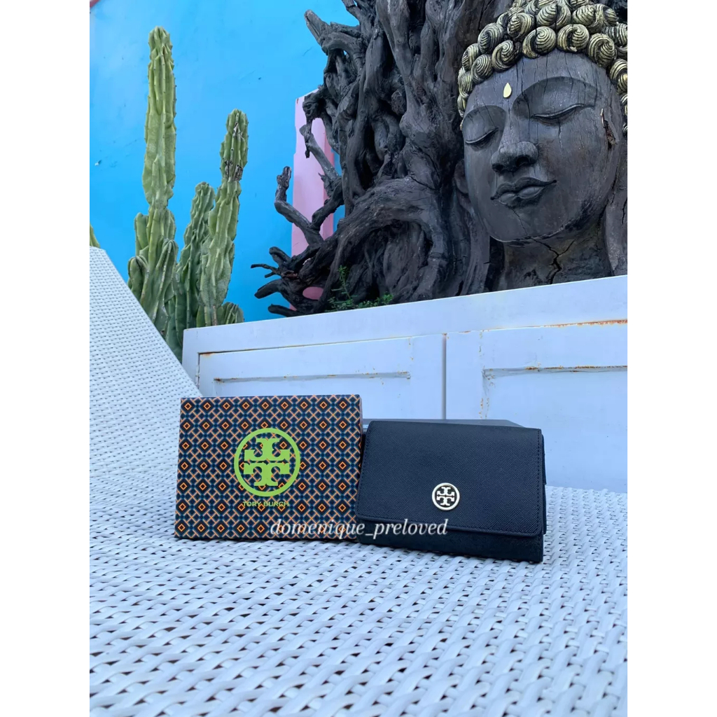 PRELOVED TAS BRANDED 18 Tory Burch Robinson Small Wallet/Compact Wallet