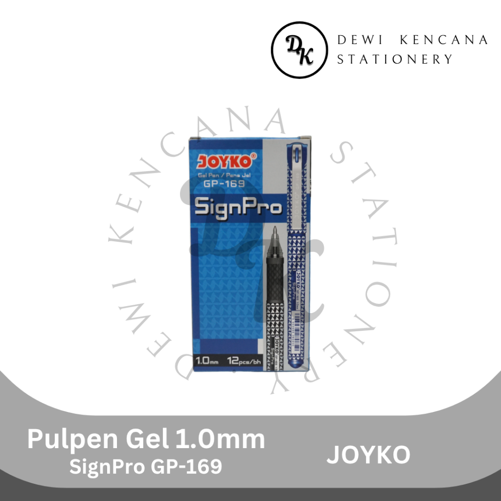 

JOYKO Pulpen Gel 1.0mm SignPro GP-169 1 Lusin 12 Pcs