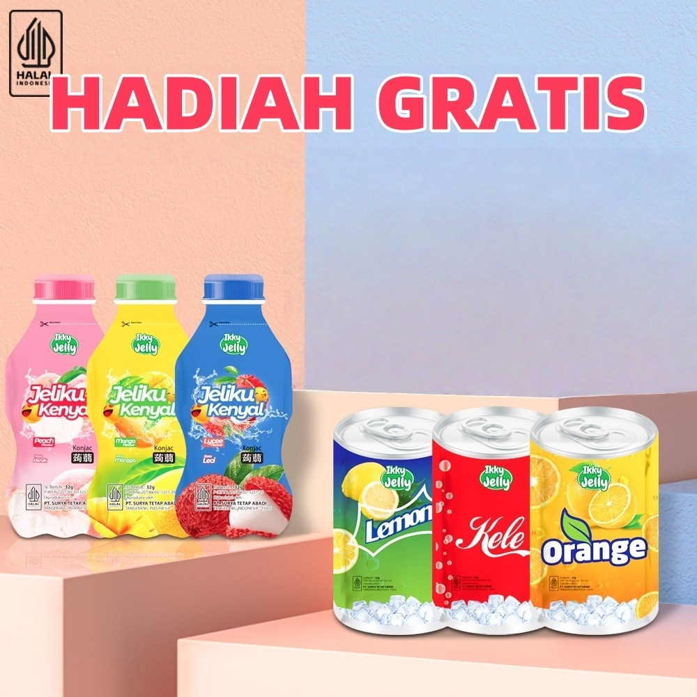 

Isi 2 Jelly Puding Aneka Rasa Buah Stroberi Peach Leci Mangga Orange Lemon Kele