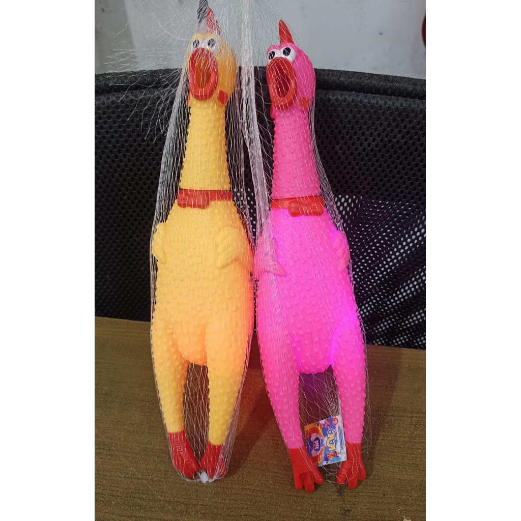 Mainan Ayam Cit Besar Bisa Bunyi Kokok LED