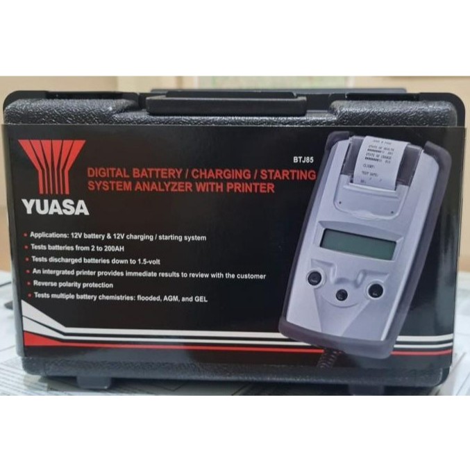 YUASA DIGITAL BATTERY TESTER BTJ85 / BTJ-85 / CHARGING