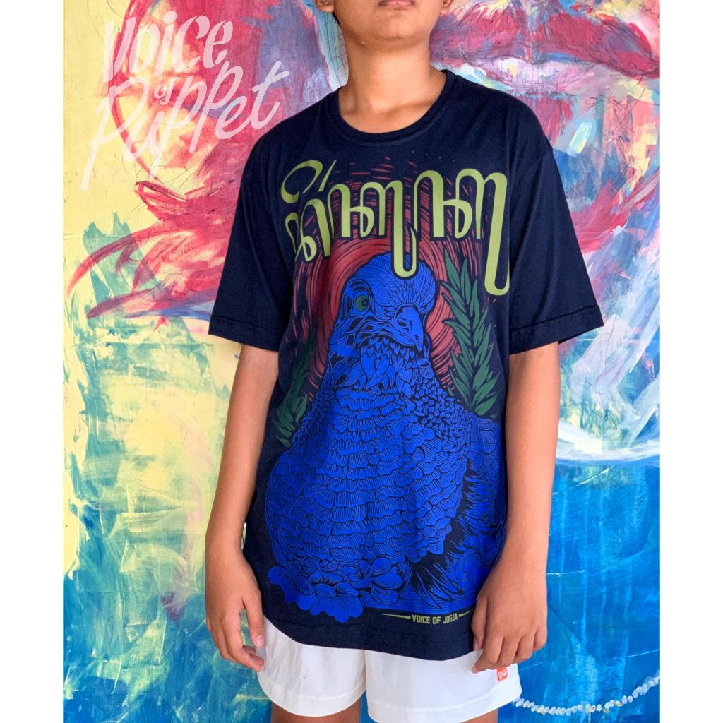 Kaos Derkuku Klasik, Lite tees Printing, Bamboo Cotton Voice of Jogja, bisa pilih warna