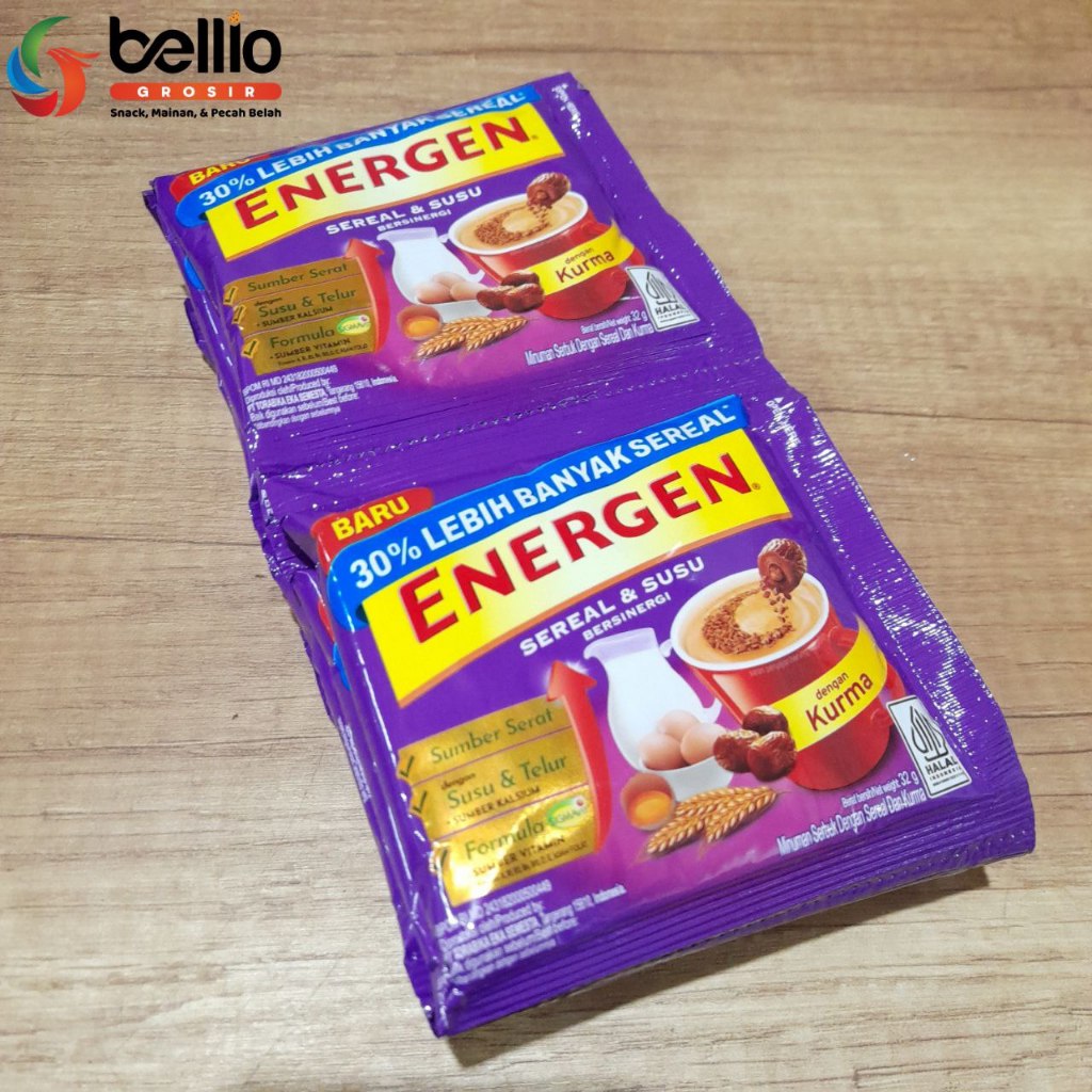 

Energen Susu Sereal Rasa Kurma Isi 10 Sachet