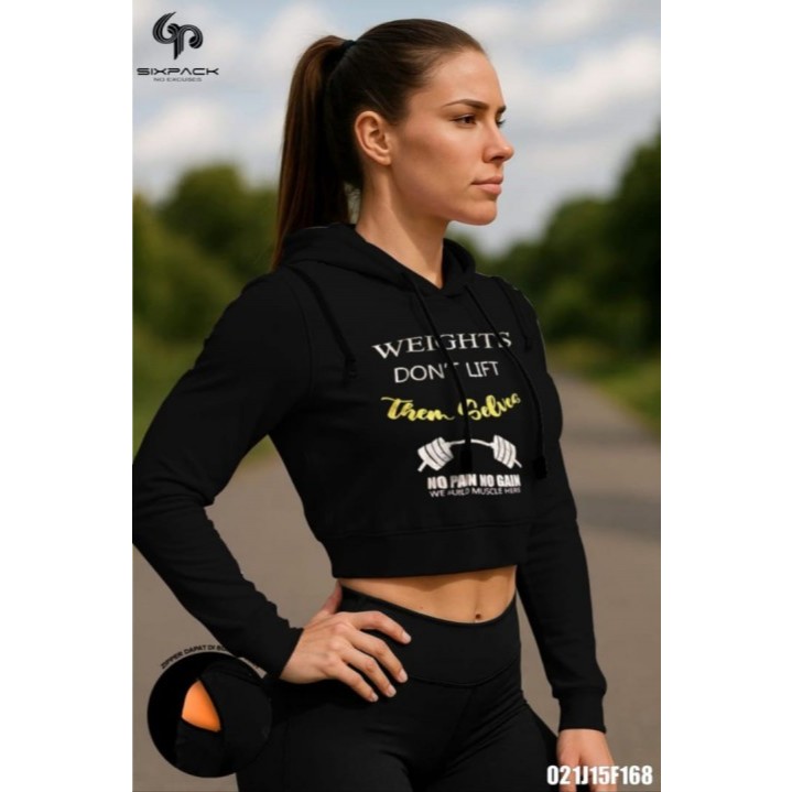 Jaket Crop Resleting Bahu J15 by Sixpack