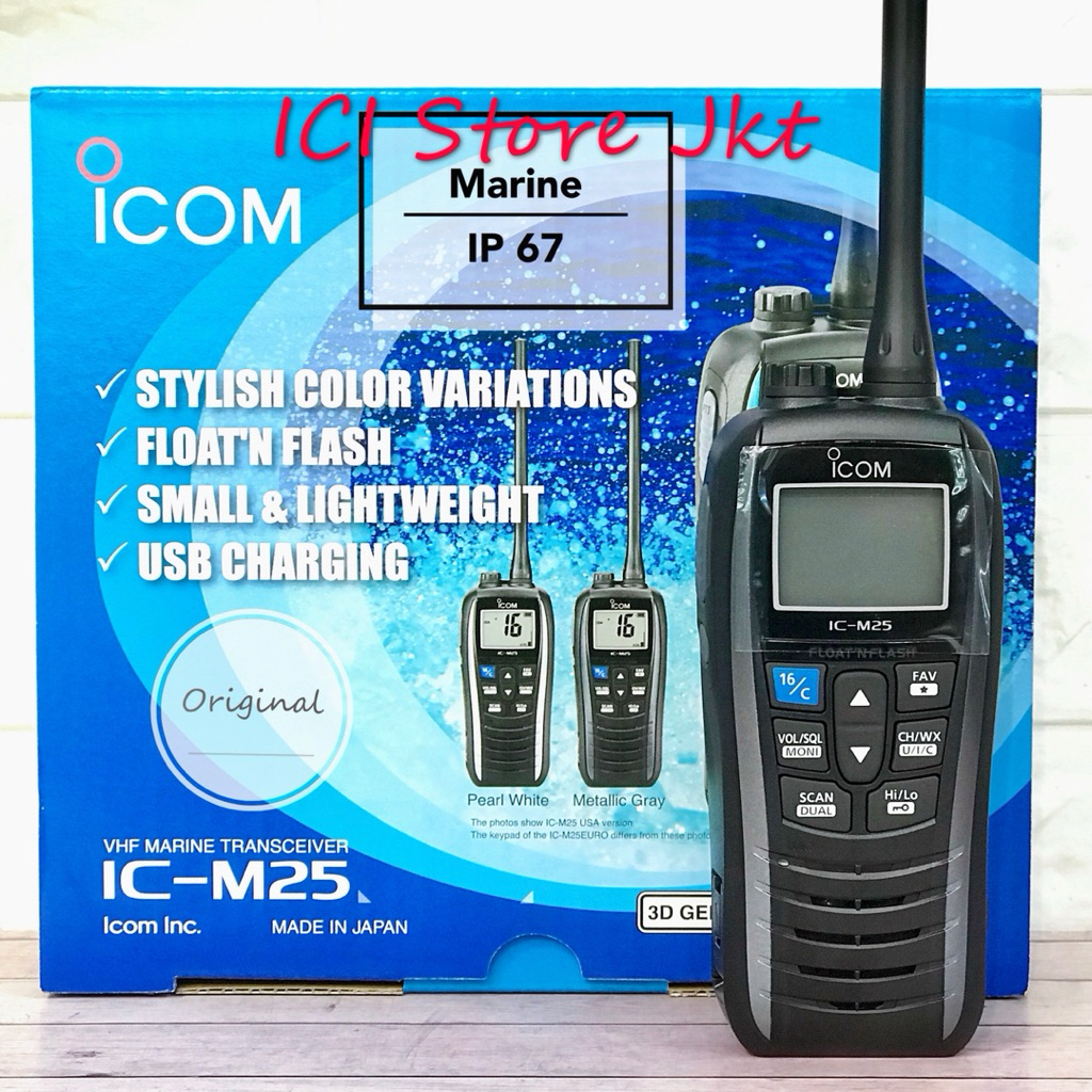 Ht icom m 25 / icom m25 marine / icom marine original