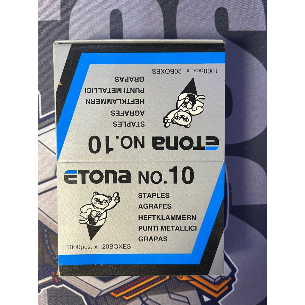 

Isi Staples Stapler Hekter Kecil ETONA No. 10 / Pak