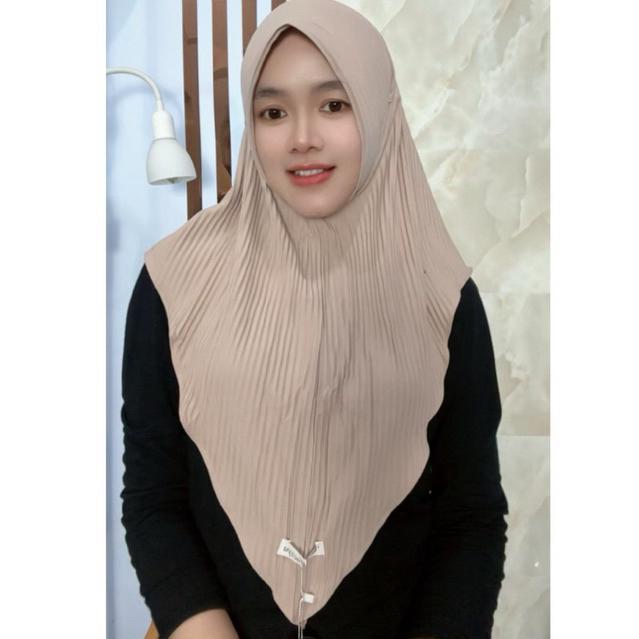 221 JILBAB MALAY TALI PLISKET AL FAEZYA JERSEY AIRIS/HIJAB MALAYSIA TALI BANDUL ORI BY BUNYAMIN AF