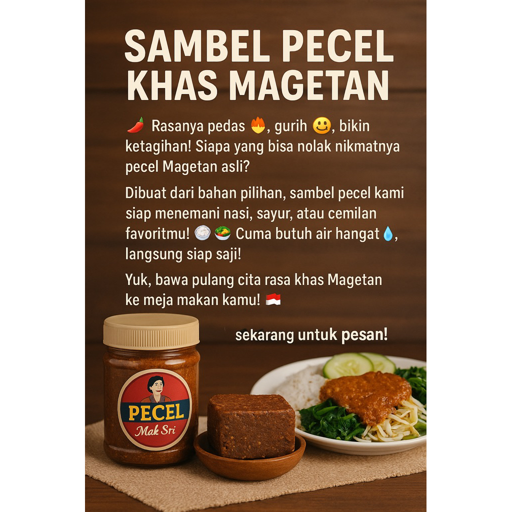 

sambel pecel magetan mak sri