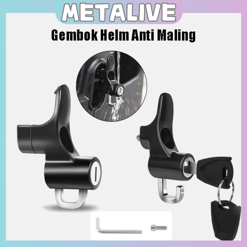 Gembok Helm Anti Maling Kunci Helm Motor Gembok Gembok Helm Anti Maling Untuk Stang Motor