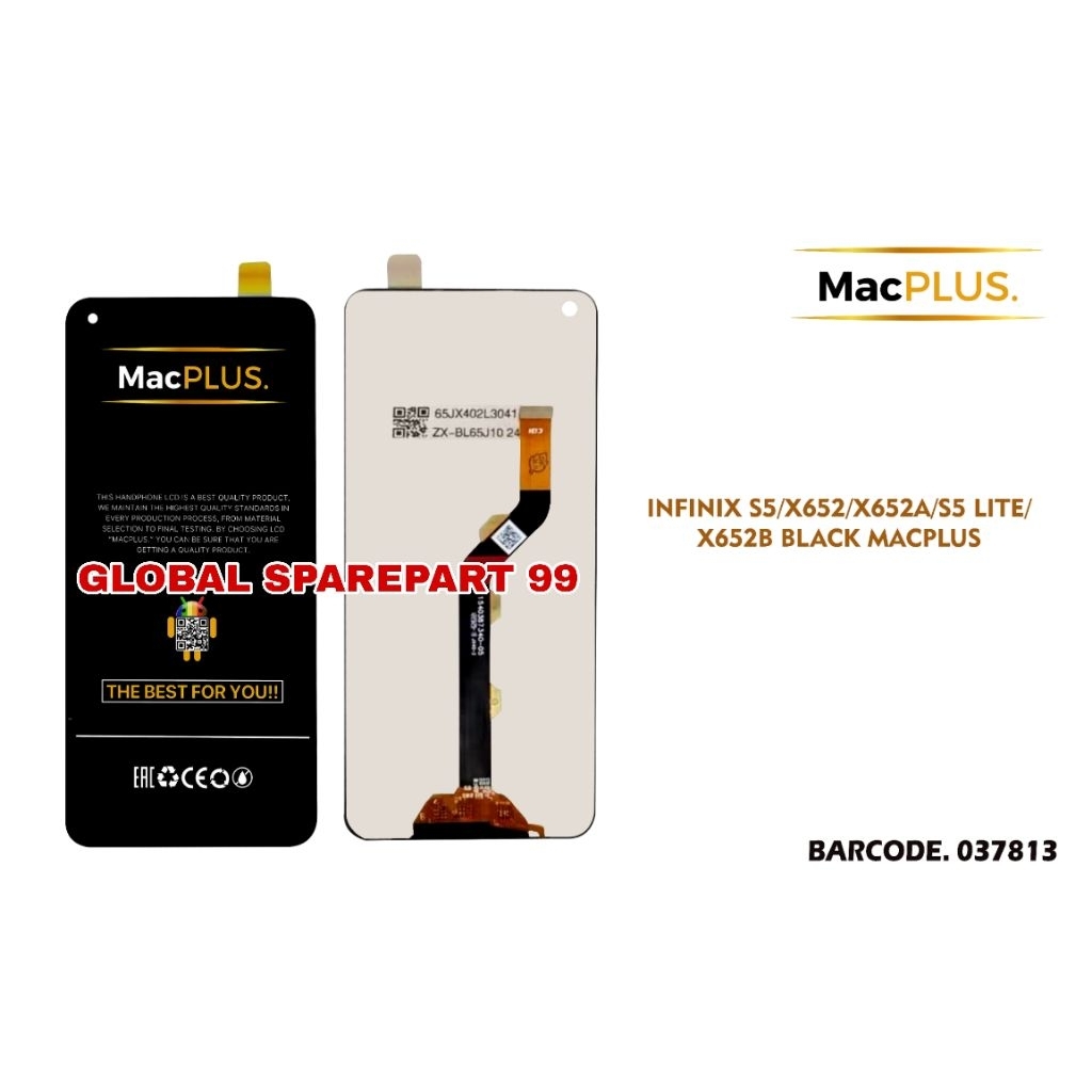 LCD INFINIX S5 X652 X652A / INFINIX S5 LITE X652B MACPLUS