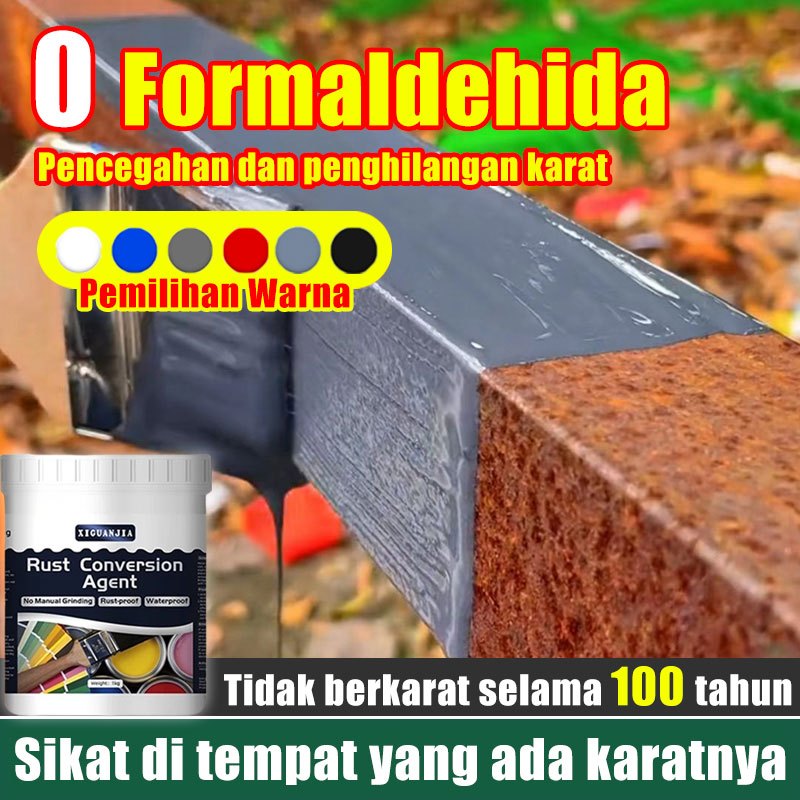 0 Formaldehida Cat anti karat Metal Pengeringan cepat 6 jam Cat penghilang karat Kirim alat Anti Rus