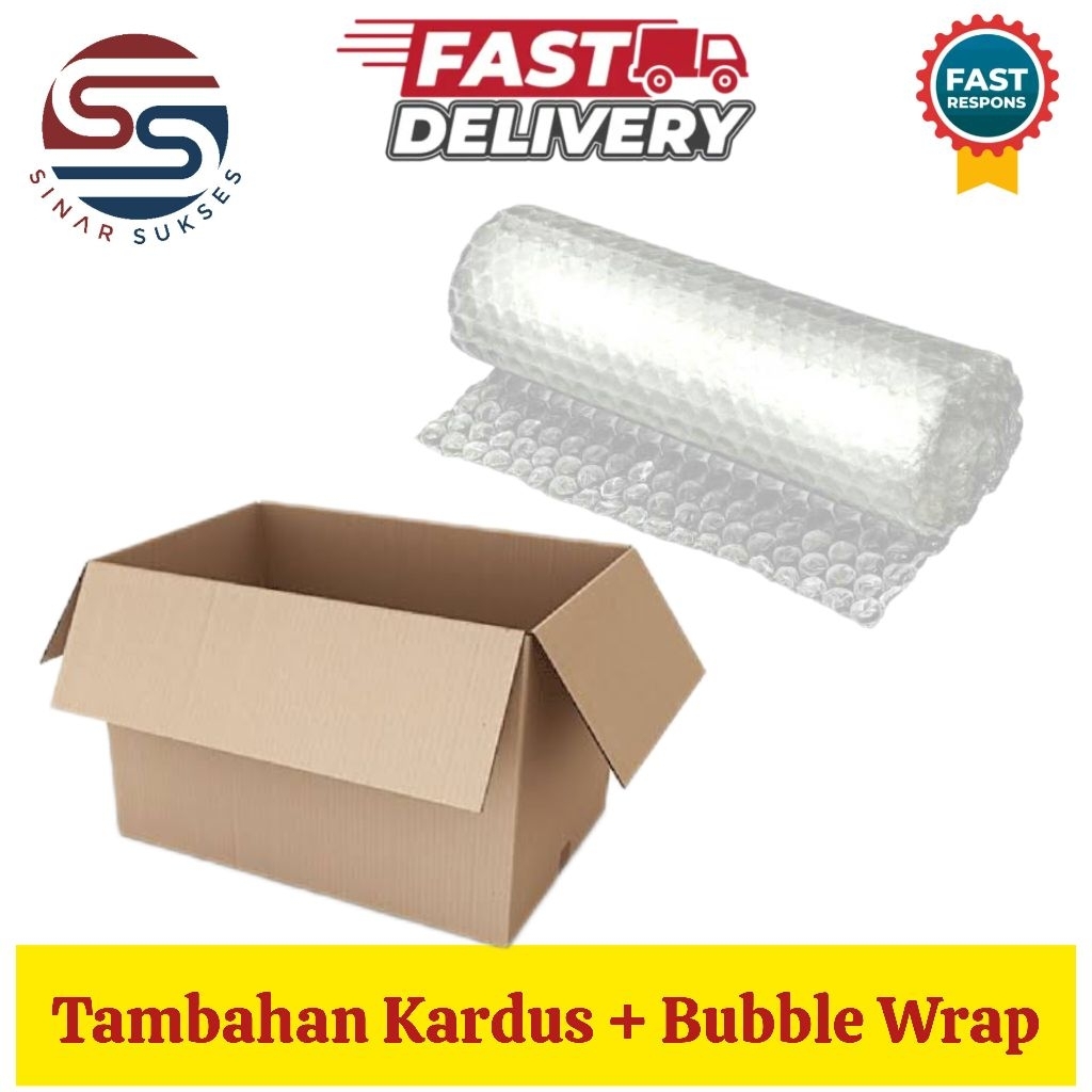 

Tambahan Kardus + Bubble Wrap / Kardus / Bubble Wrap/ Bubblewrap/ ekstra packing / Extra Packing