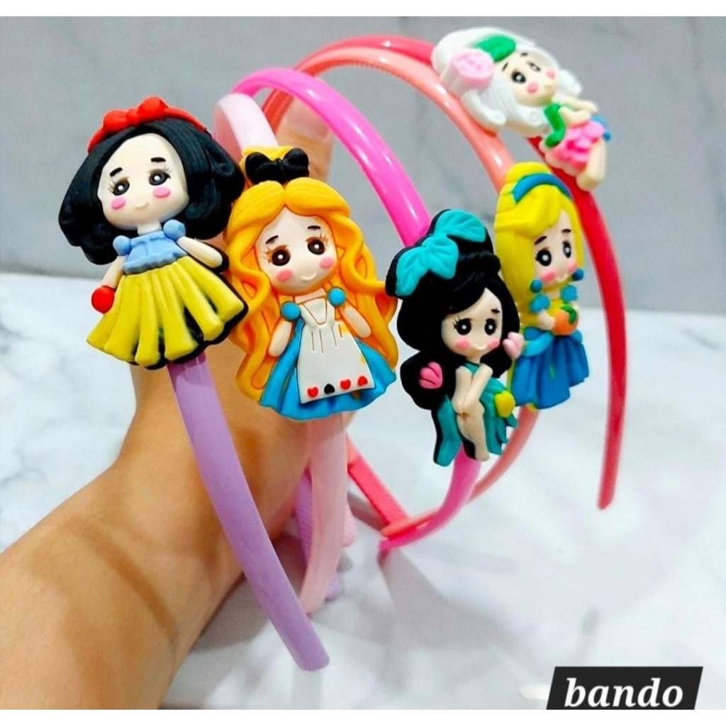 (PRINCES BANDO CUTE KOREA PRINCESS BANDANA KARAKTER