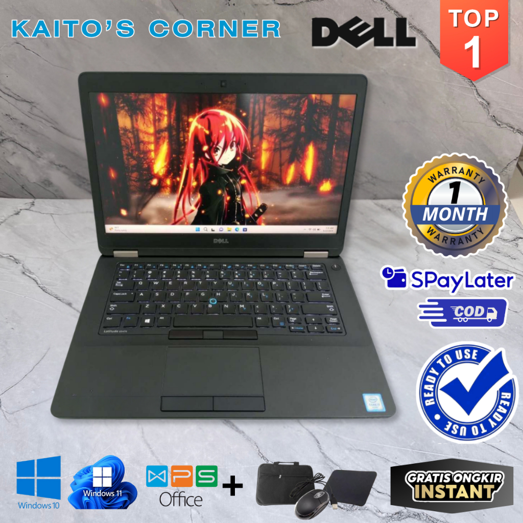 [Bekas] Laptop Dell Latitude 5400/5410/5420/5430/5440/5450/5470/5480/5490/6420/6320 Core i3/i5/i7 - 