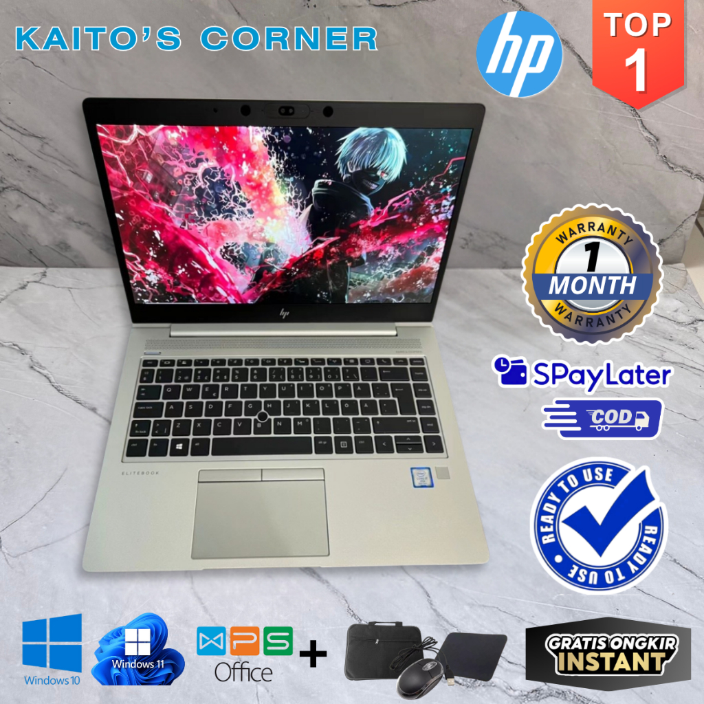 [Bekas] Laptop HP EliteBook 820/830/840/845/850/630 Core i3/i5/i7