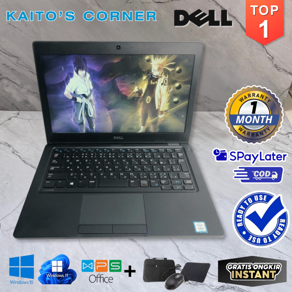 [Bekas] Laptop Dell Latitude 5289/5290  Core i3/i5/i7