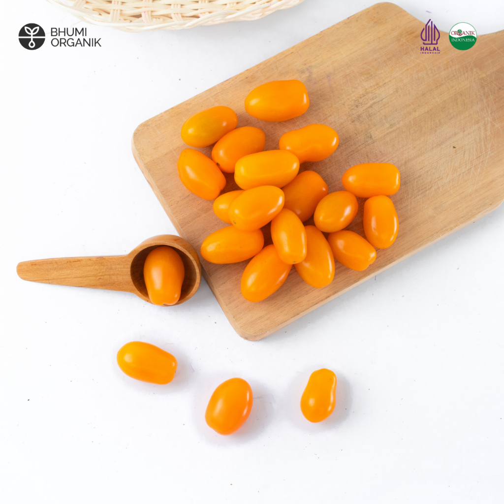 

Tomat Ceri Kuning Organik 250 gram - Ceritanik / Bhumi Organik - Yellow Cherry Tomato Organic - Sayur Organik Murah - Sayur Organik Sehat - Sayur Organik Premium