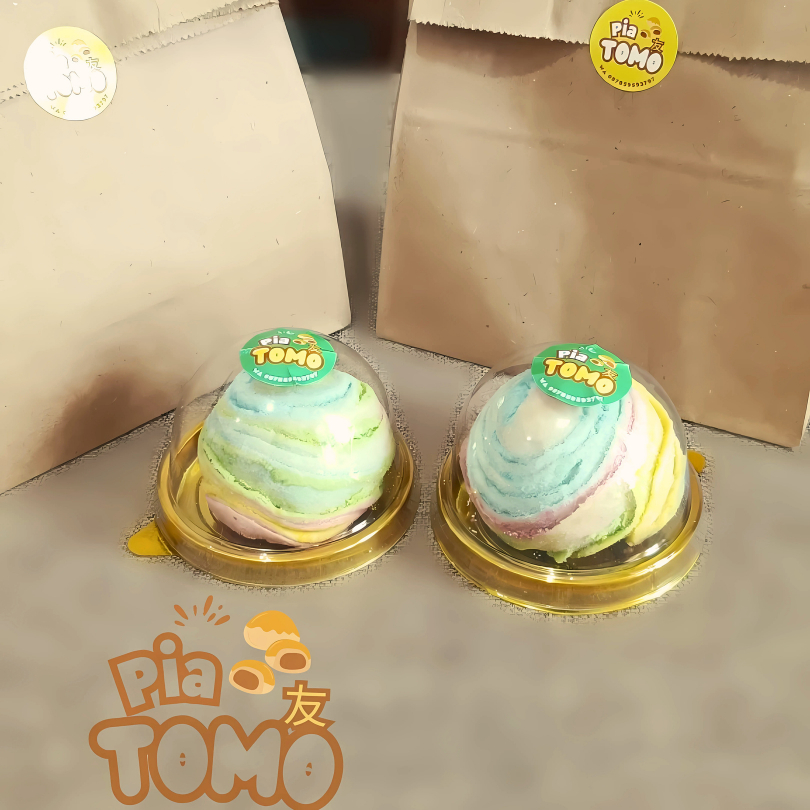 

Pia TOMO Rainbow - Pia Warna-Warni Isi Kacang Hijau & Keju | Enak, Renyah, Manis
