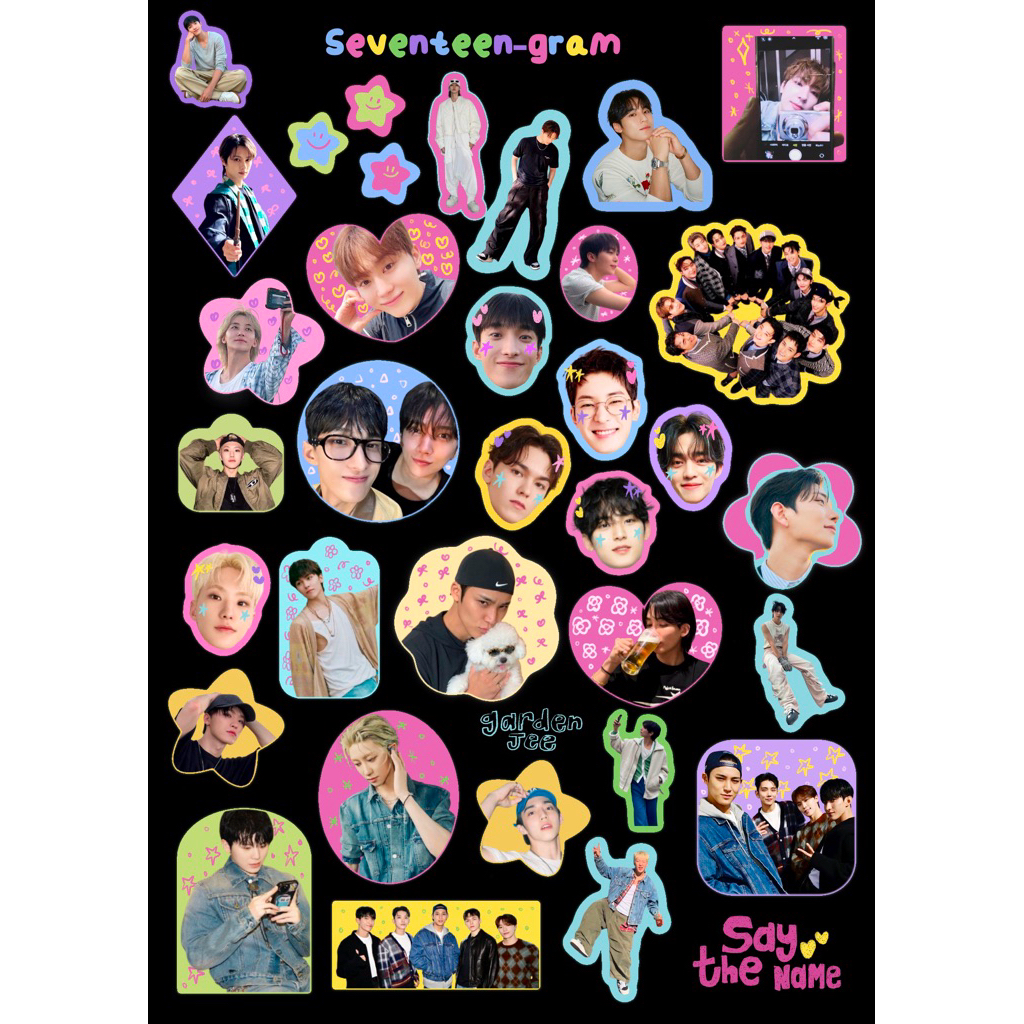 

GardenJee021 - Seventeen-Gram Black Mix Sticker